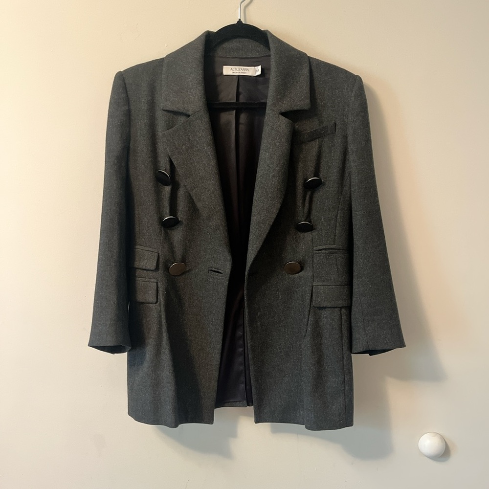 Altuzarra Dark Grey Blazer | Size 6